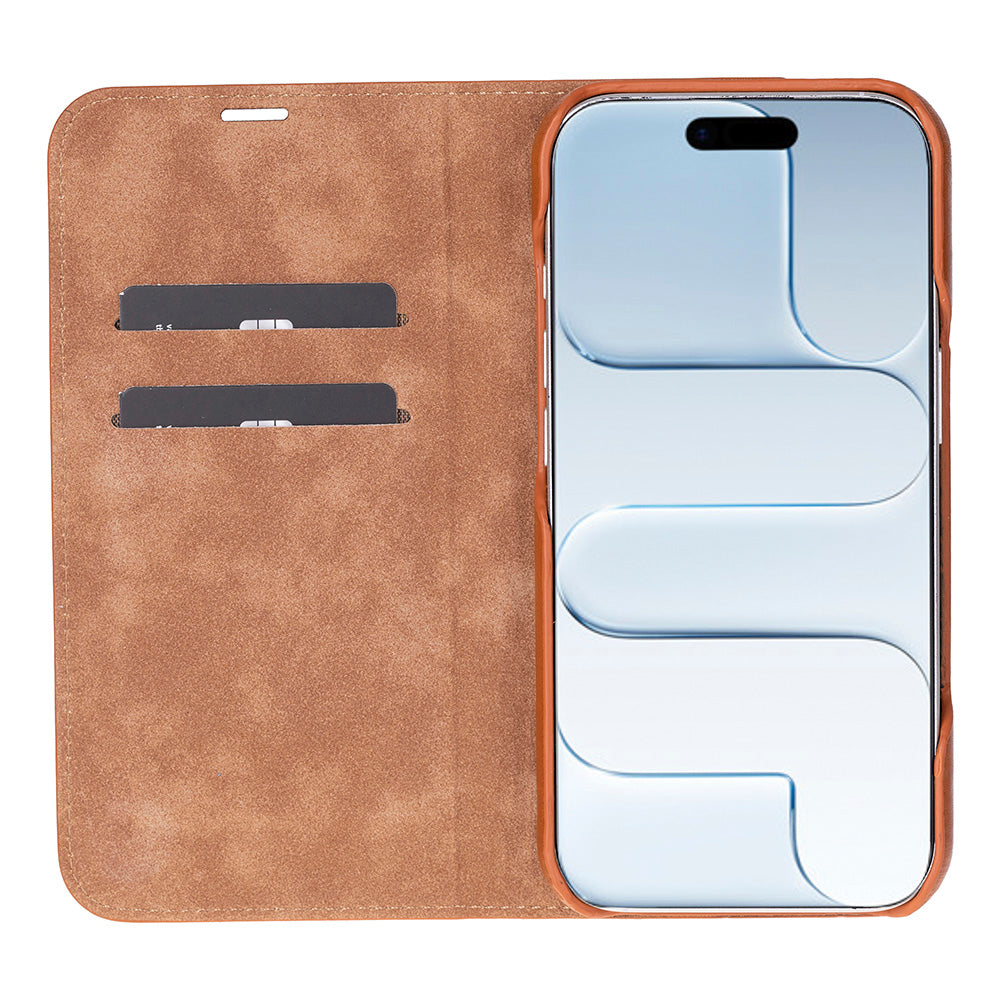 Leather iPhone 17 Folio Case