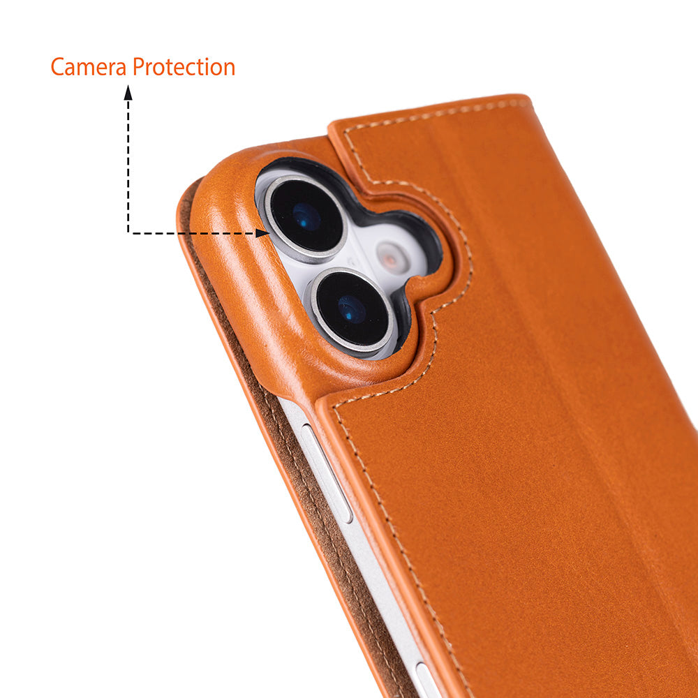 Leather iPhone 17 Folio Case