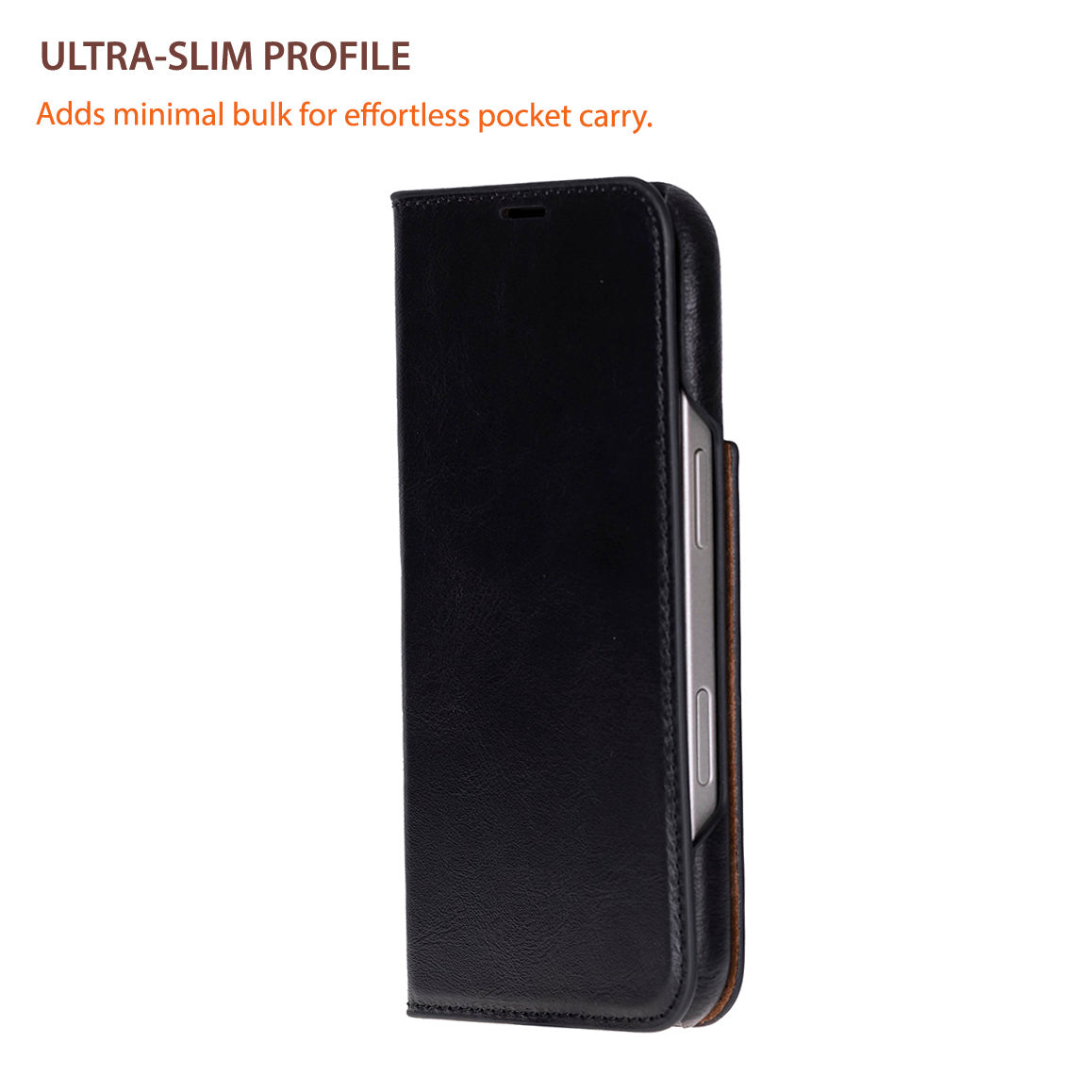 Leather iPhone 17 Folio Case