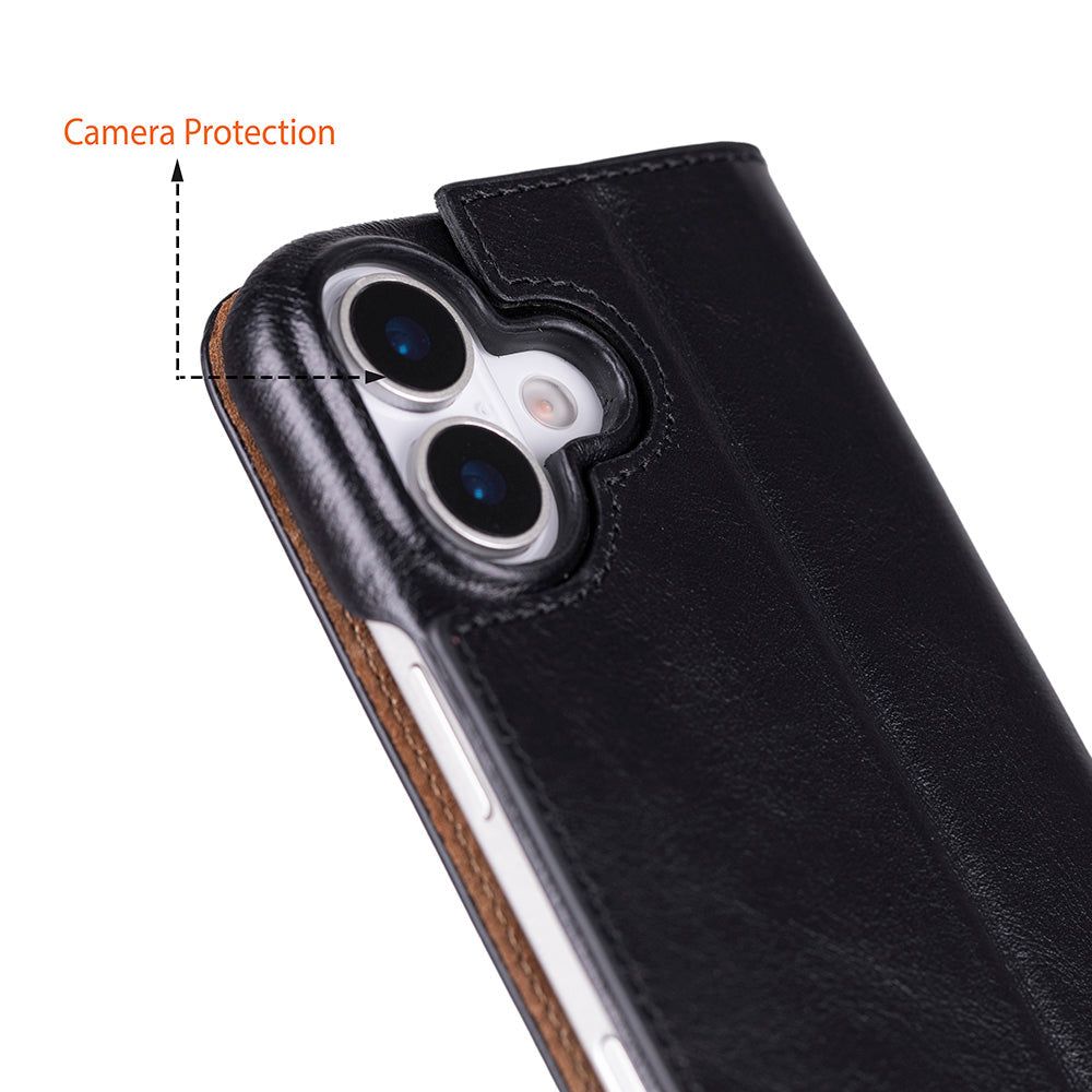 Leather iPhone 17 Folio Case