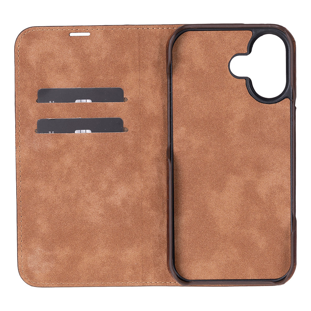 Leather iPhone 17 Folio Case