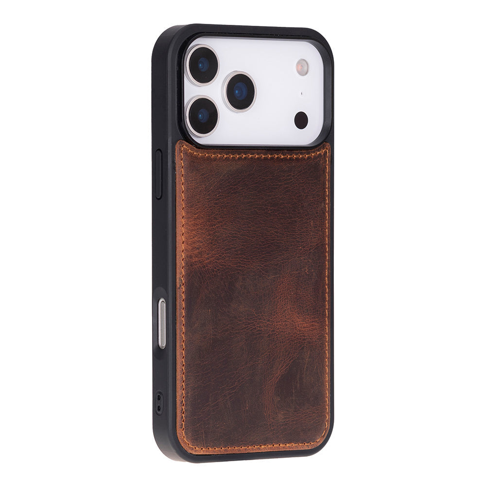 Leather iPhone 17-Pro-Detachable Wallet Case