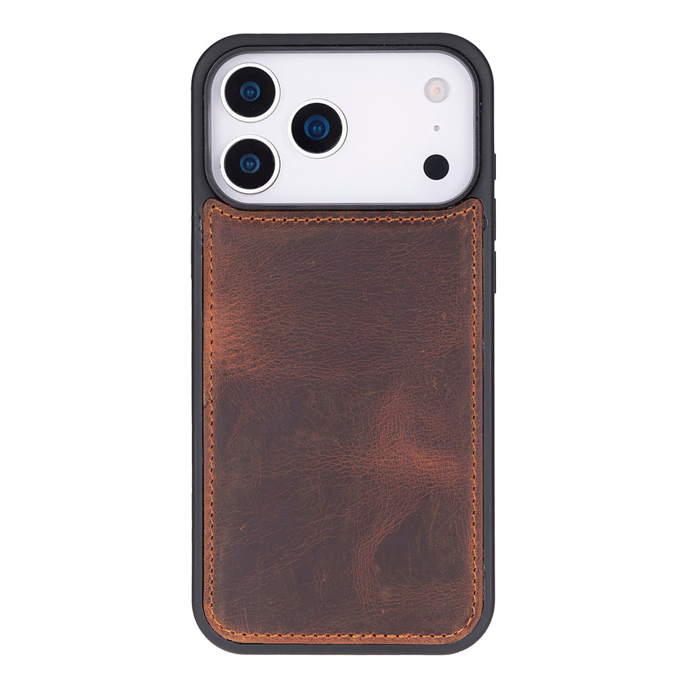 Leather iPhone 17-Pro-Detachable Wallet Case