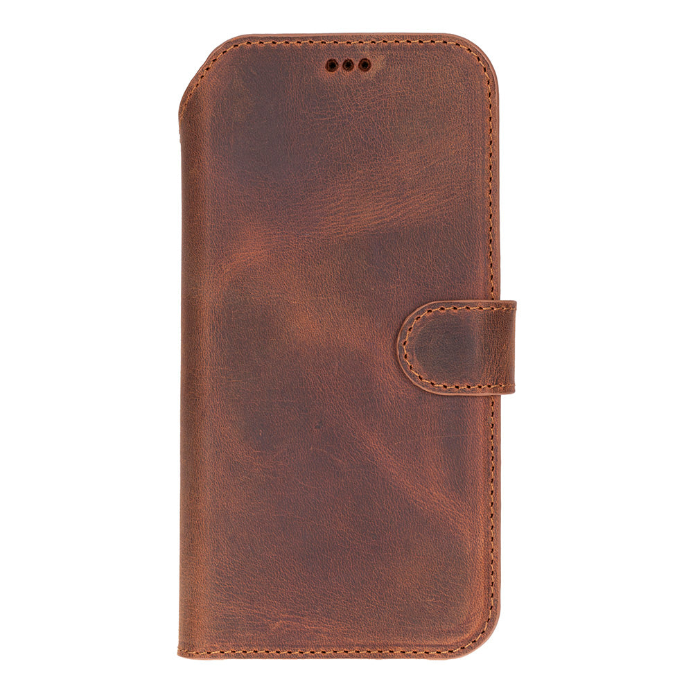 Leather iPhone 17-Pro-Detachable Wallet Case