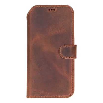 Leather iPhone 17-Pro-Detachable Wallet Case