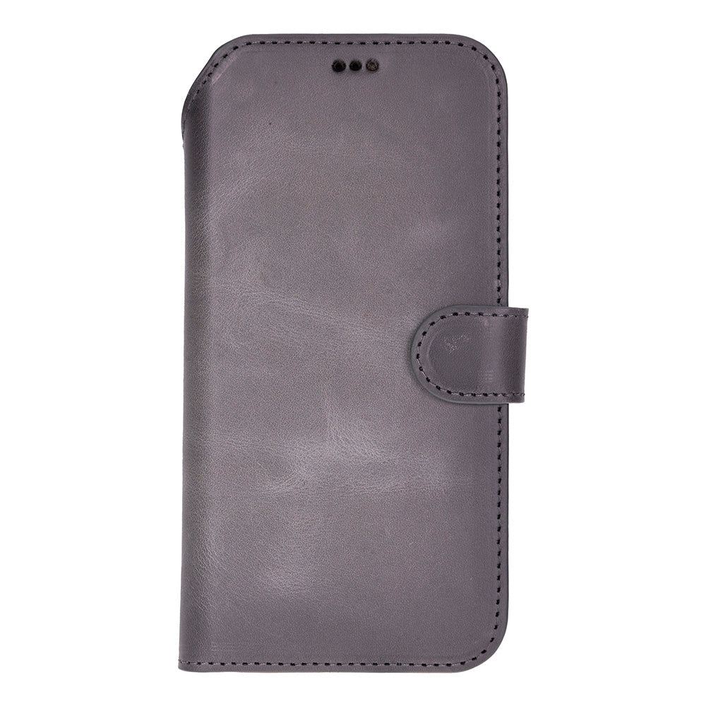 Leather iPhone 17-Pro-Detachable Wallet Case
