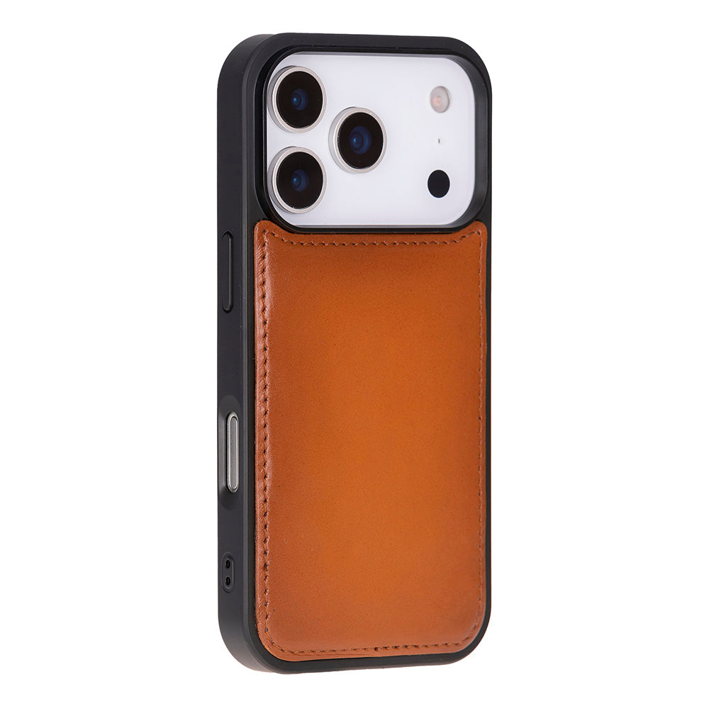 Leather iPhone 17-Pro-Detachable Wallet Case
