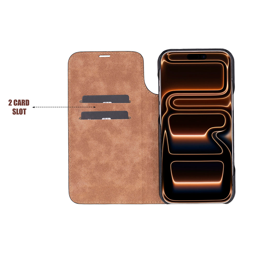 Leather iPhone 17 Pro Folio Case