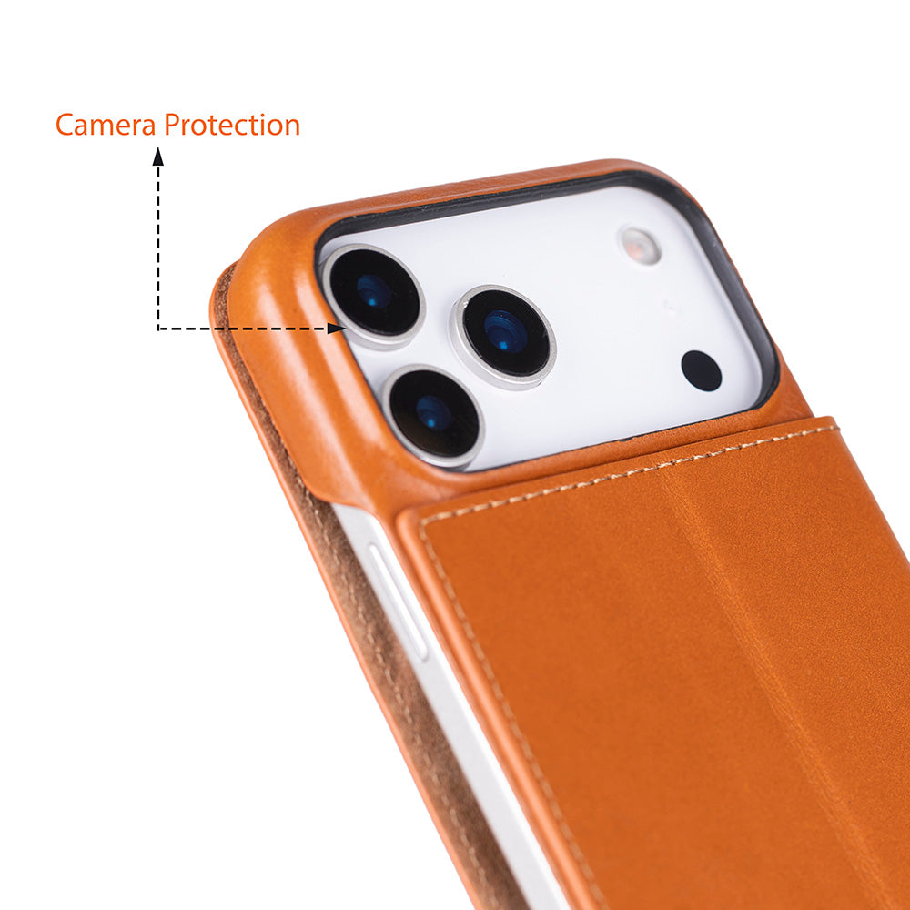 Leather iPhone 17 Pro Folio Case