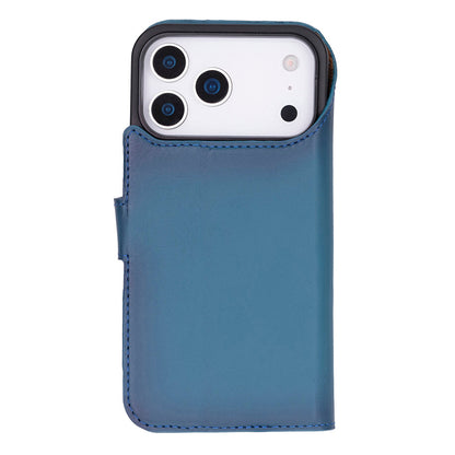 Leather iPhone 17-Pro-Max Detachable Wallet Case