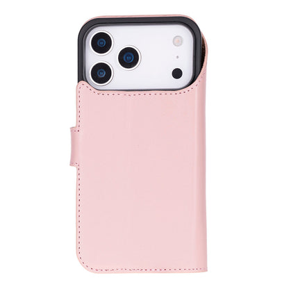 Leather iPhone 17-Pro-Max Detachable Wallet Case