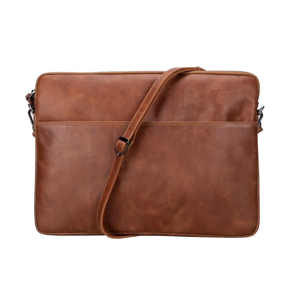 Leeds Slim Leather Laptop & Tablet Case - Messenger Bag for 14” & 16”