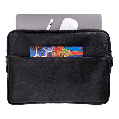 Leeds Slim Leather Laptop & Tablet Case - Messenger Bag for 14” & 16”