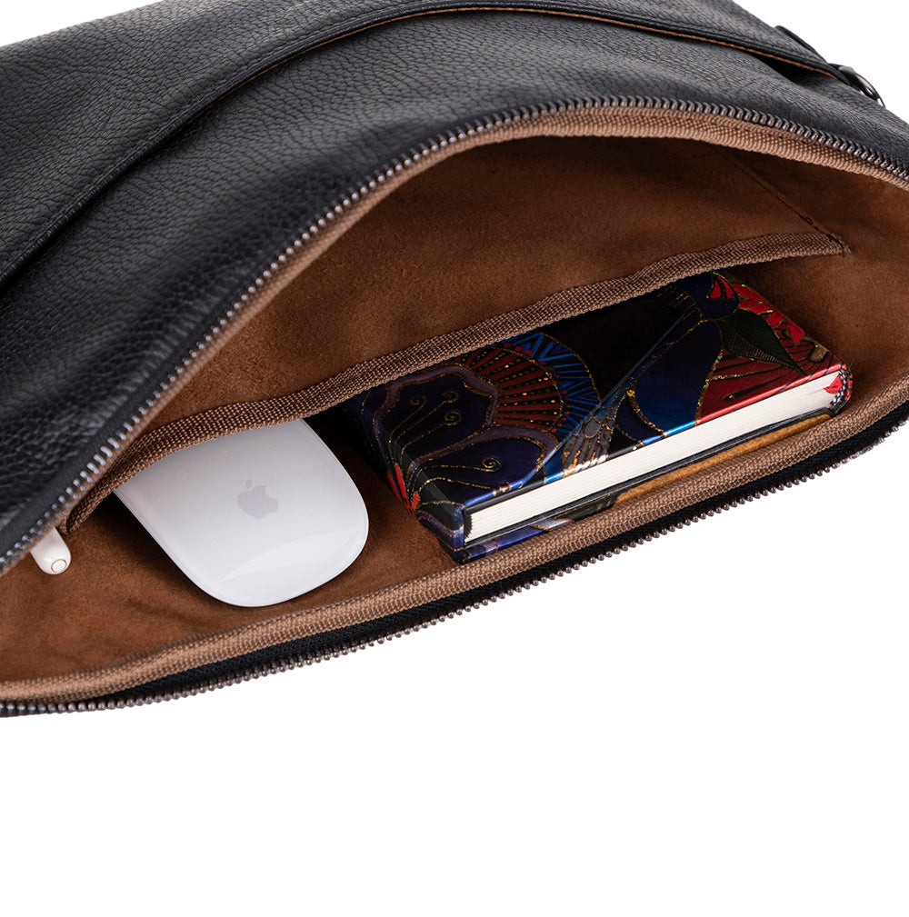 Leeds Slim Leather Laptop & Tablet Case - Messenger Bag for 14” & 16”