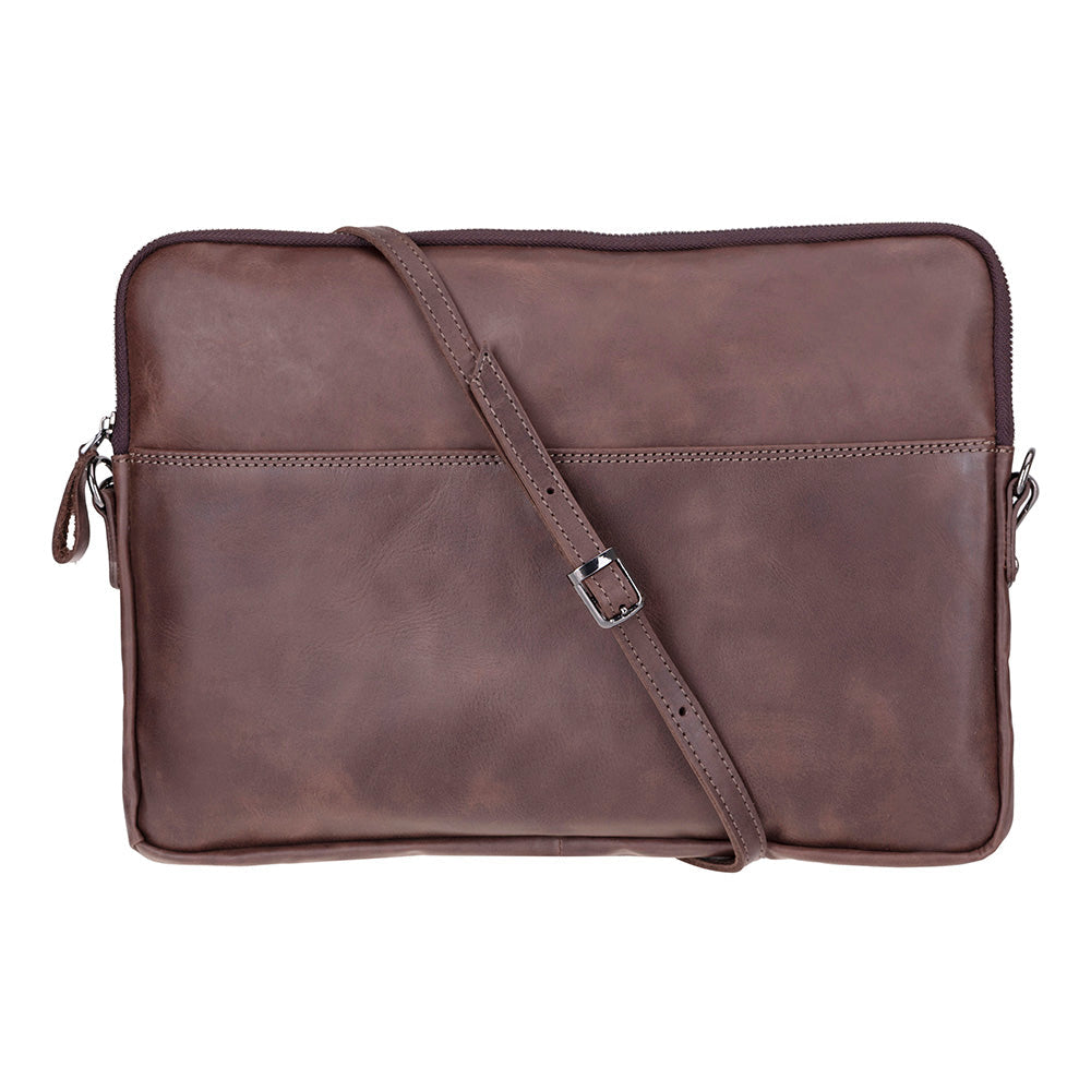 Leeds Slim Leather Laptop & Tablet Case - Messenger Bag for 14” & 16”