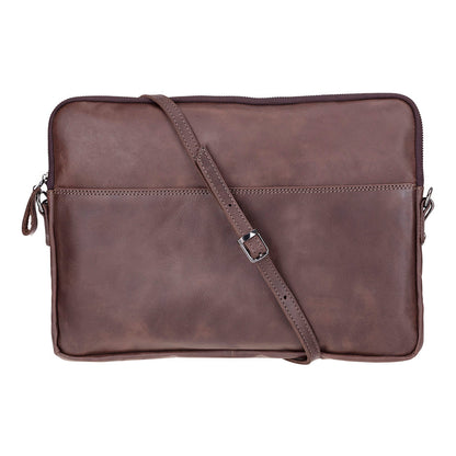 Leeds Slim Leather Laptop & Tablet Case - Messenger Bag for 14” & 16”