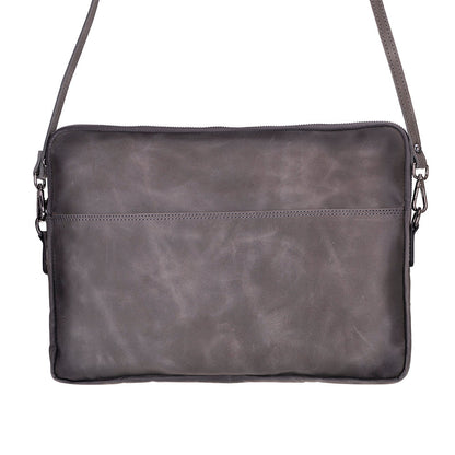 Leeds Slim Leather Laptop & Tablet Case - Messenger Bag for 14” & 16”