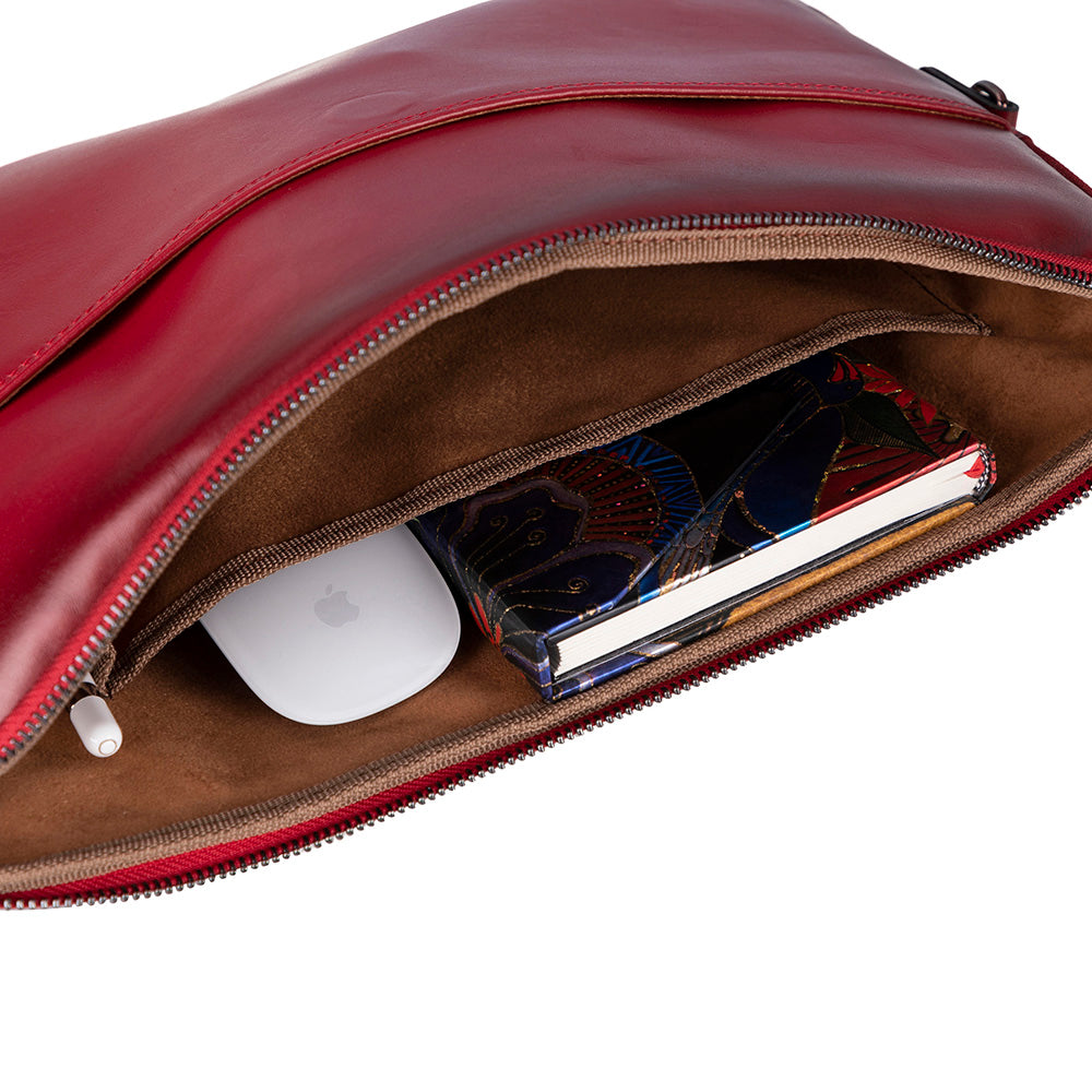Leeds Slim Leather Laptop & Tablet Case - Messenger Bag for 14” & 16”