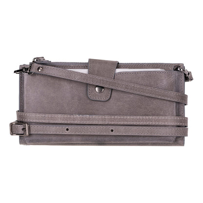 Lozan Strap Genuine Leather Crossbody Phone Wallet