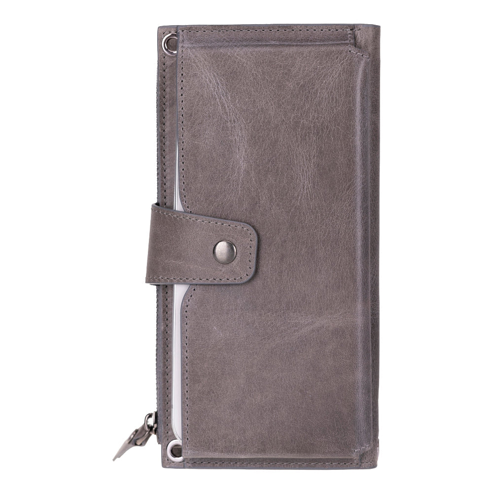 Lozan Strap Genuine Leather Crossbody Phone Wallet