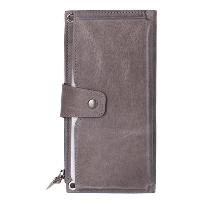 Lozan Strap Genuine Leather Crossbody Phone Wallet