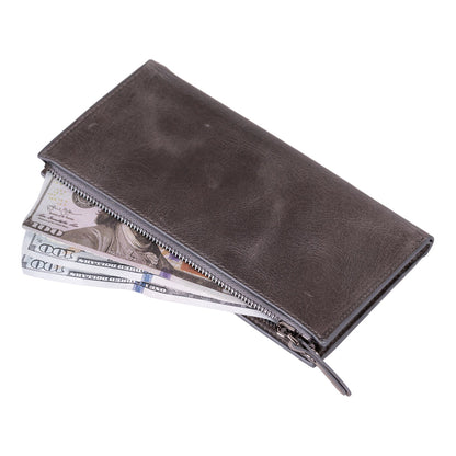 Lozan Strap Genuine Leather Crossbody Phone Wallet