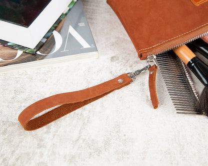 Luna Leather Makeup Bag