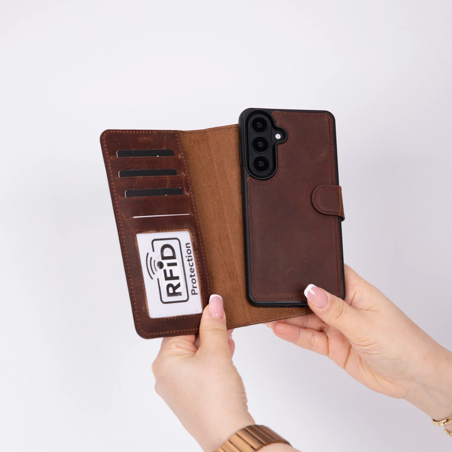 Samsung Galaxy S26 Detachable Leather Wallet Case
