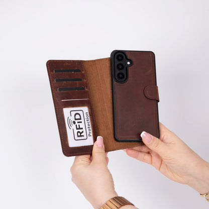 Samsung Galaxy S26 Detachable Leather Wallet Case