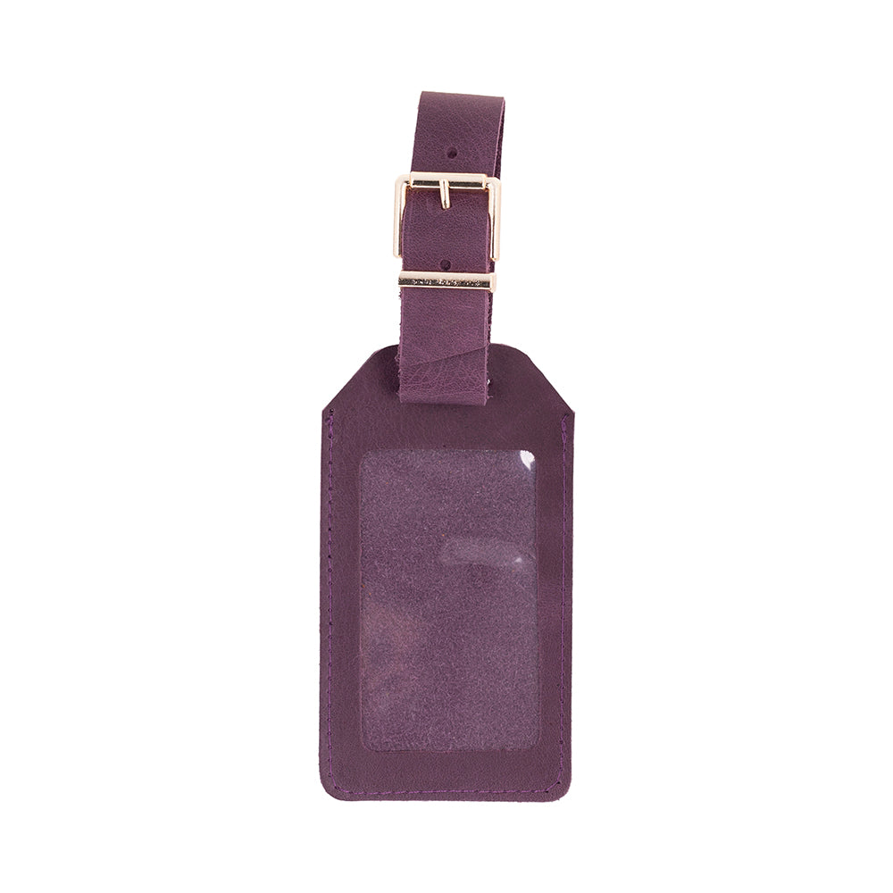 Uno Leather Luggage Tag