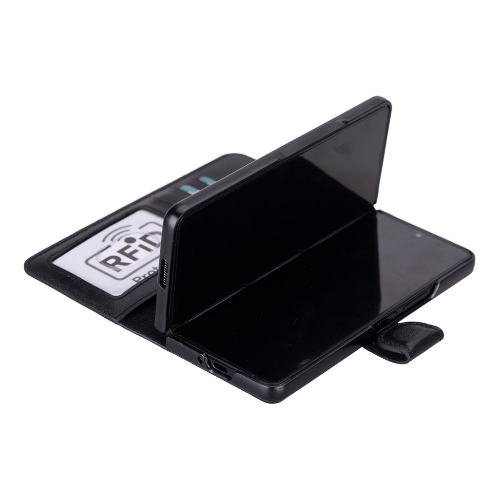 Wallet Id Leather Samsung Galaxy Z Fold 5 Folio Case