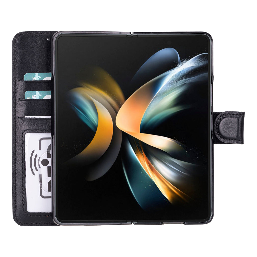 Wallet Id Leather Samsung Galaxy Z Fold 5 Folio Case