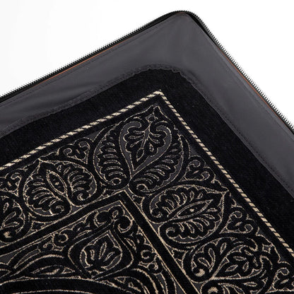 Leather Prayer Rug with Zipper Leather Case