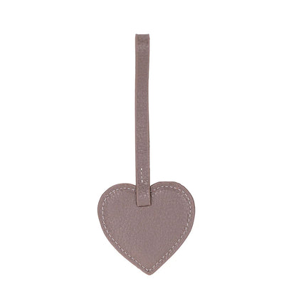 Heart Leather Bag Charm - 5-Pack