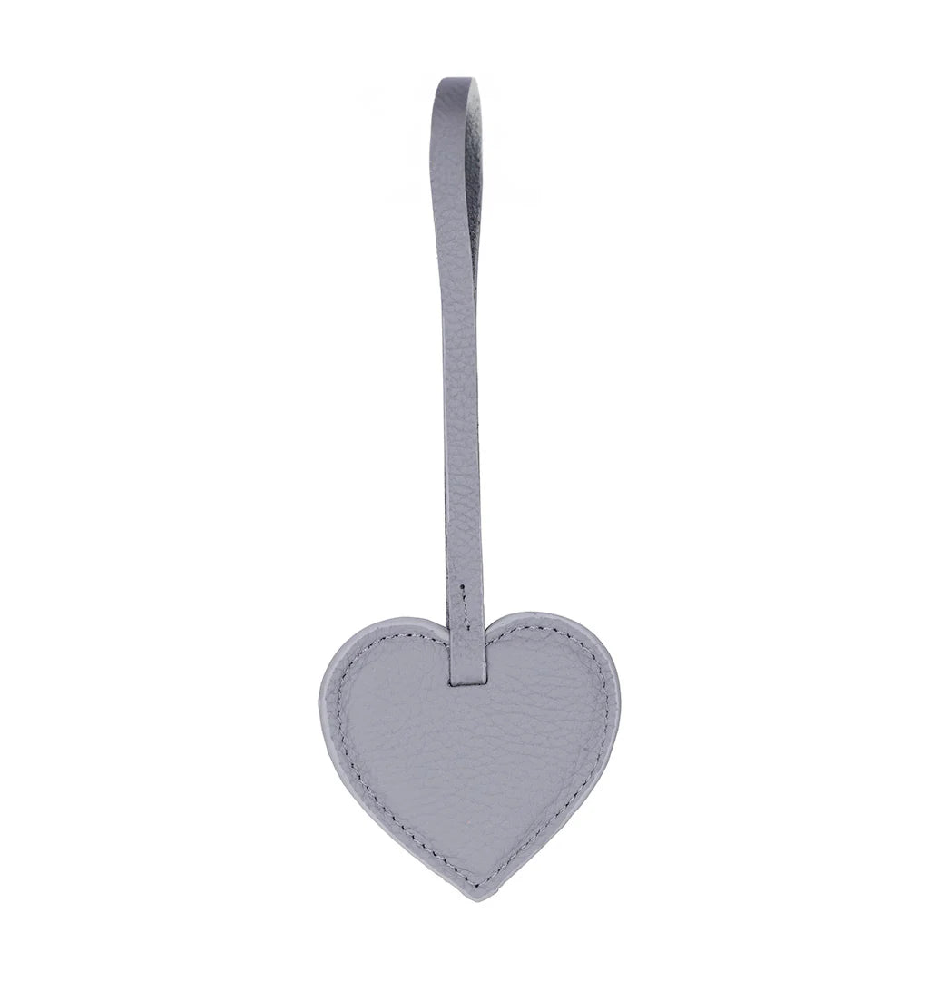 Heart Leather Bag Charm - 5-Pack
