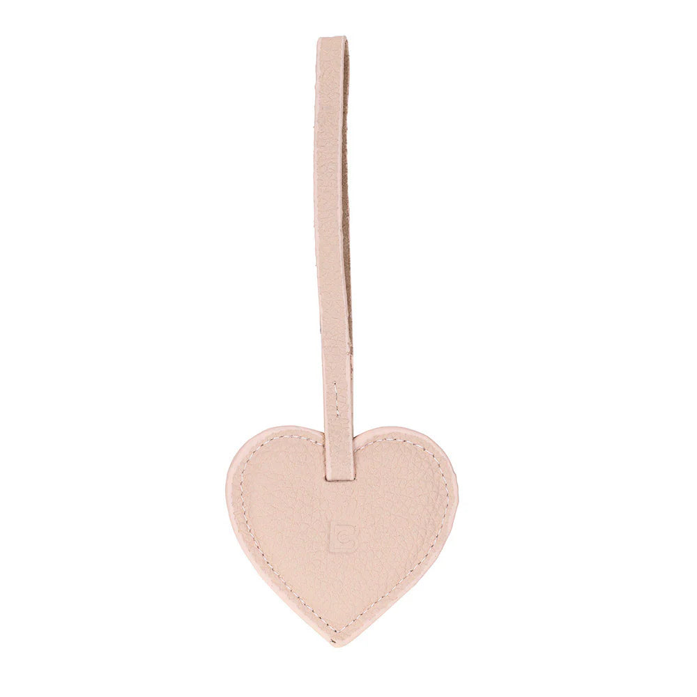 Heart Leather Bag Charm - 5-Pack