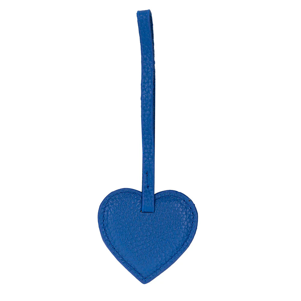 Heart Leather Bag Charm - 5-Pack