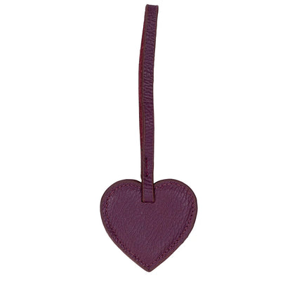 Heart Leather Bag Charm - 5-Pack