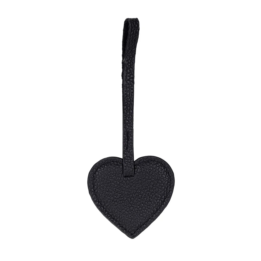 Heart Leather Bag Charm - 5-Pack