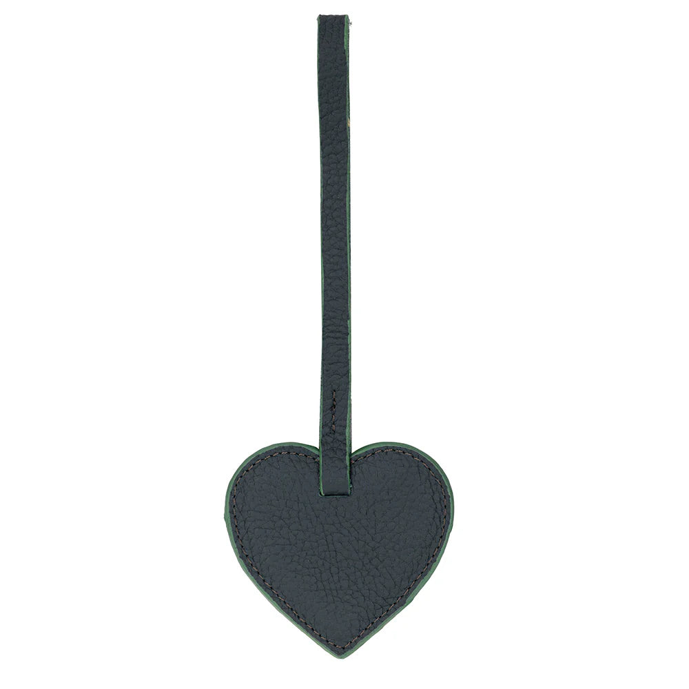 Heart Leather Bag Charm - 5-Pack