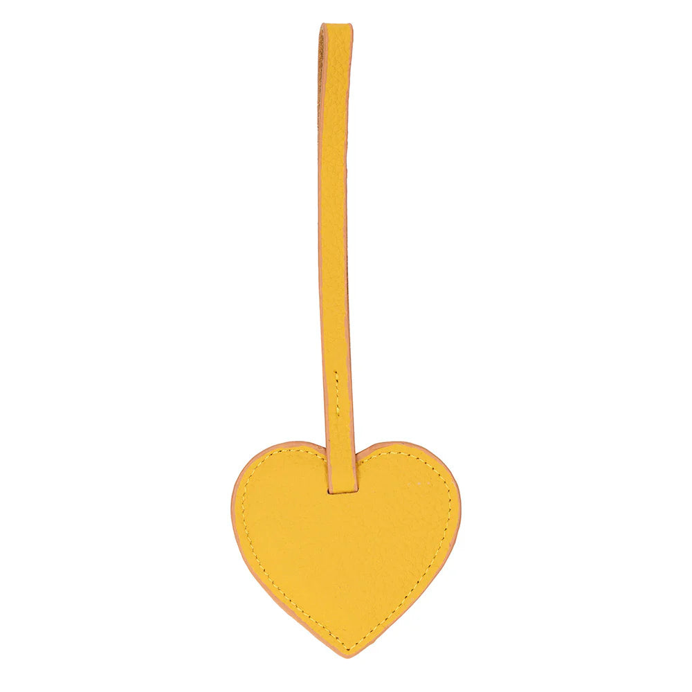 Heart Leather Bag Charm - 5-Pack