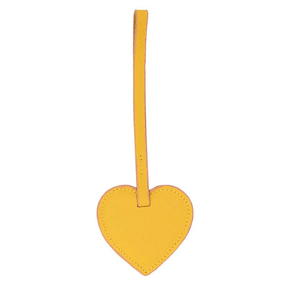 Heart Leather Bag Charm - 5-Pack