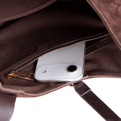 Handcrafted Genuine Leather Crescent Bag - Minimalist Hobo Purse