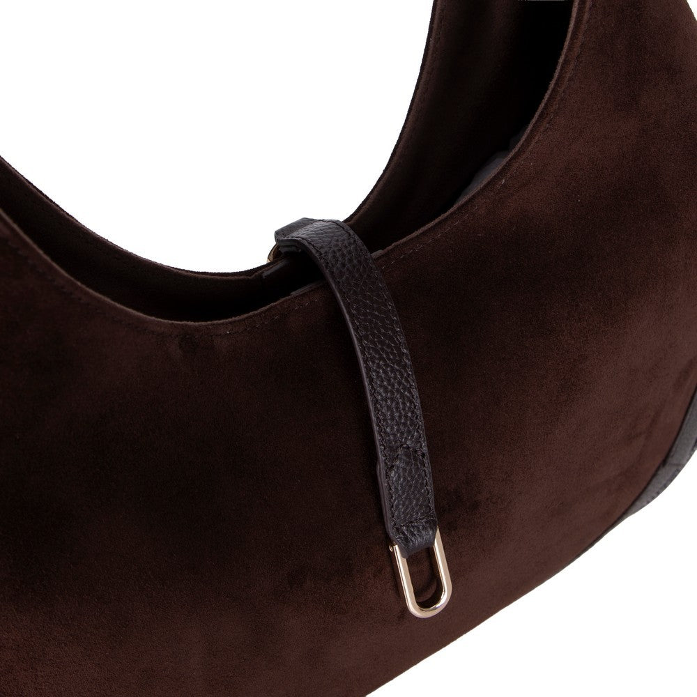 Handcrafted Genuine Leather Crescent Bag - Minimalist Hobo Purse