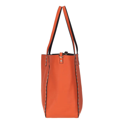 Reversible Studded Leather Tote Bag