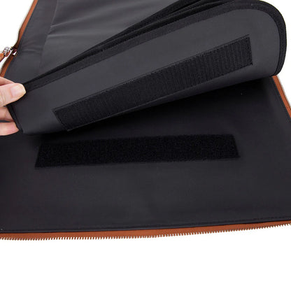 Leather Prayer Rug with Zipper Leather Case