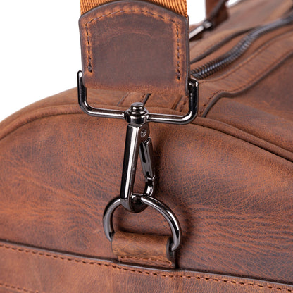 Genuine Leather Weekend Duffel Bag