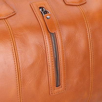 Genuine Leather Weekend Duffel Bag