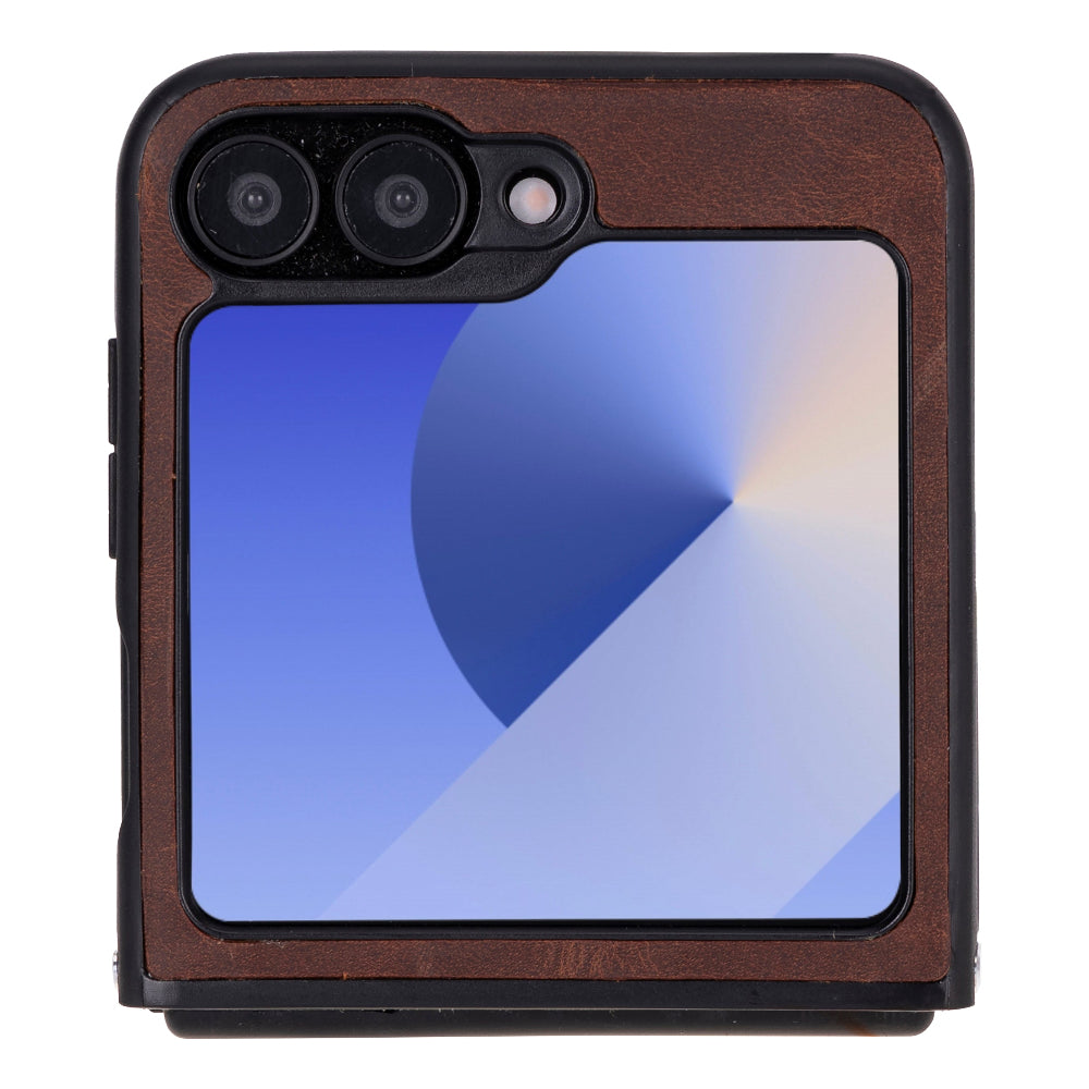 Samsung Z Flip 6 Leather Case