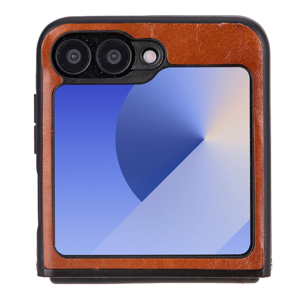 Samsung Z Flip 6 Leather Case